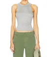 Nili Lotan Shanah Jersey Tank Top In Grey