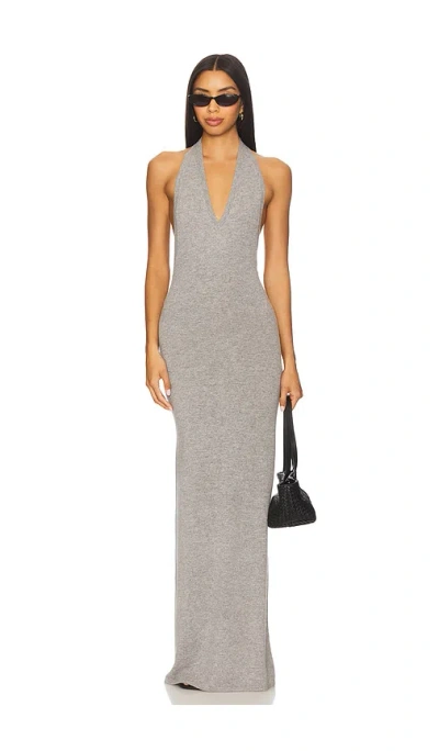 Nili Lotan Shaya Sweater Dress In Gray