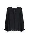 Nili Lotan Acadia Silk-chiffon Blouse In Black