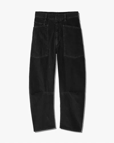 Nili Lotan Shon Corduroy Pant In Blue