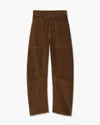 Nili Lotan Shon Corduroy Pant In Brown