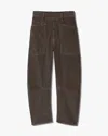 Nili Lotan Shon Corduroy Pant In Brown
