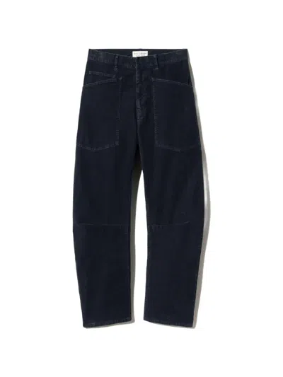 Nili Lotan Shon Corduroy Trousers In Black