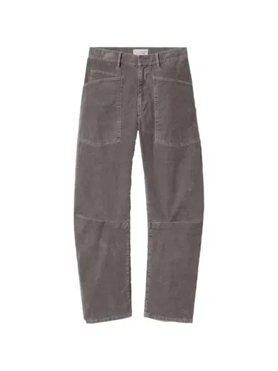 Nili Lotan Shon Corduroy Trousers In Grey