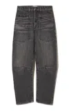 Nili Lotan Shon Cotton Jeans In Grey