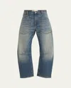 Nili Lotan Shon Cropped Jeans In Summer Wash