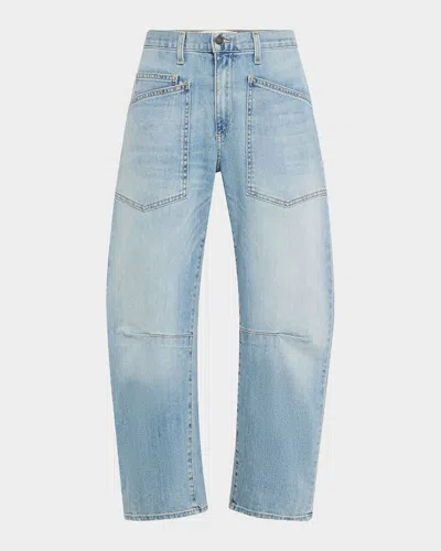 Nili Lotan Shon Cropped Jeans In Summer Wash