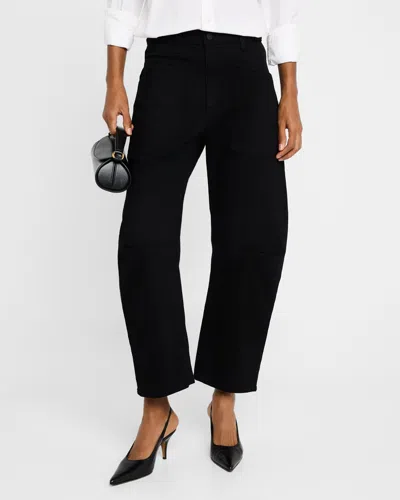 Nili Lotan Shon High-rise Barrel-leg Jeans In Multi