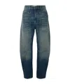 Nili Lotan Shon Five-pocket Denim Trousers In Blue