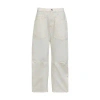 Nili Lotan Shon Jeans In Beige