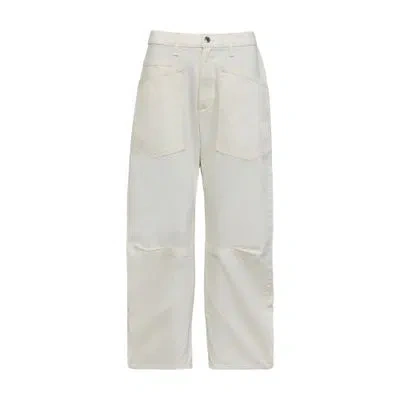 Nili Lotan Shon Jeans In Beige