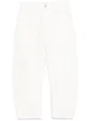 Nili Lotan Shon High-rise Barrel-leg Jeans In White