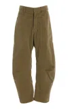 Nili Lotan Cotton Pants In Green