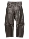 Nili Lotan Shon Palazzo Trousers In Brown