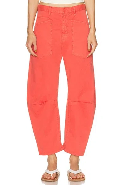Nili Lotan Shon Pant In Red