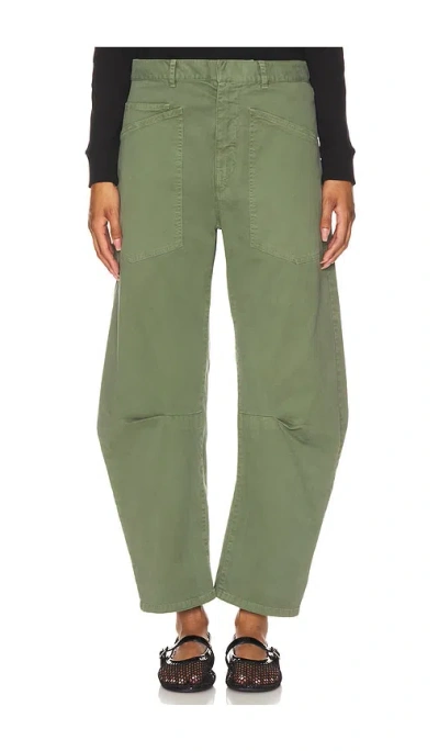 Nili Lotan Shon Wide-leg Trousers In Green