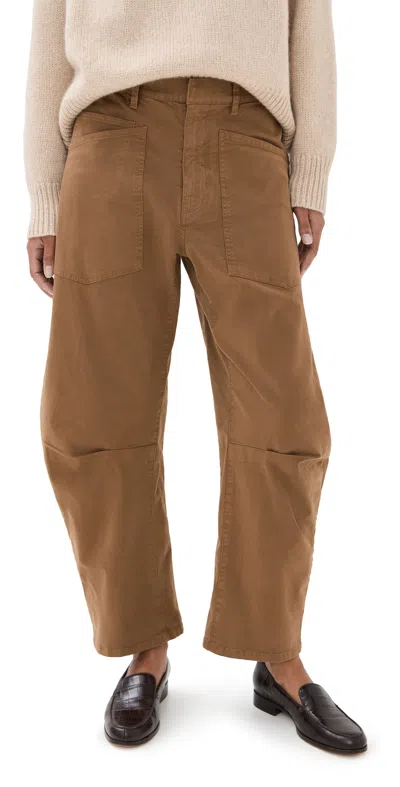 Nili Lotan Shon Pants Coffee In Brown