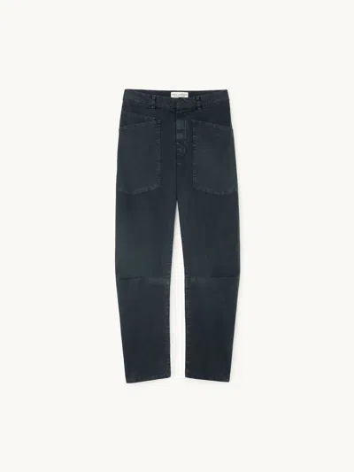Nili Lotan Shon Pants Midnight 6 In Blue