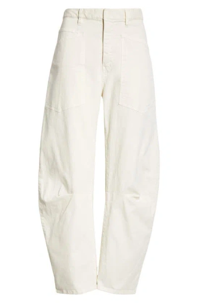 Nili Lotan Shon Stretch Cotton Pants In Stone