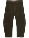 Nili Lotan Cotton Pants In Brown