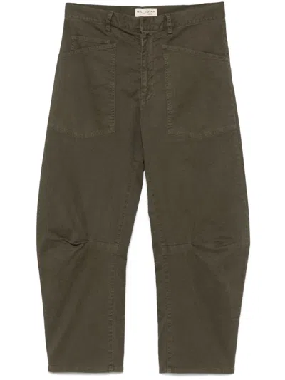 Nili Lotan Shon Trousers In Green
