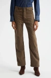Nili Lotan Tibault Pants Wood In Cigar Brown