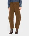 Nili Lotan Tibault Pants Wood In Cigar Brown