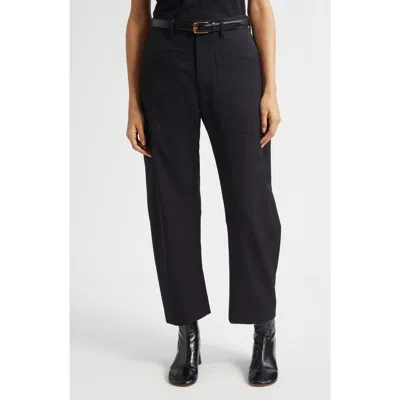 NILI LOTAN NILI LOTAN SHON WOOL BARREL LEG PANTS