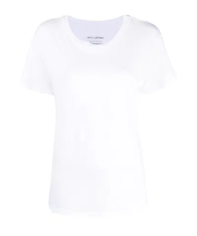 Nili Lotan Short-sleeved T-shirt In White