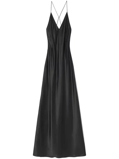 Nili Lotan Silk Dress In Schwarz