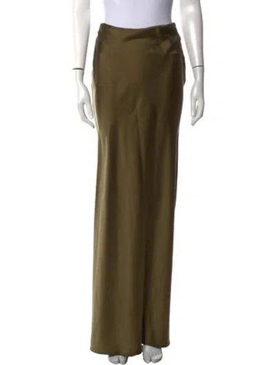 Pre-owned Nili Lotan Silk Long Skirt