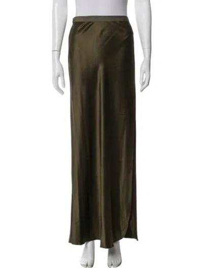 Pre-owned Nili Lotan Silk Long Skirt