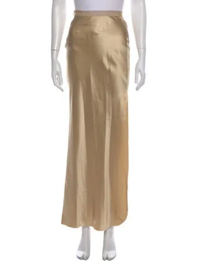 Pre-owned Nili Lotan Silk Long Skirt