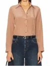 Nili Lotan Simone Shirt In Grey