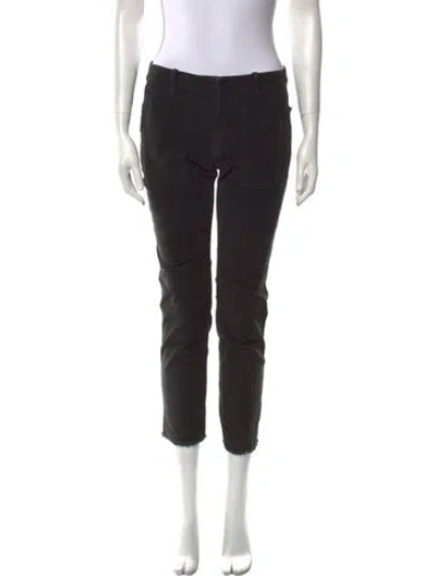 Pre-owned Nili Lotan Skinny Leg Pants In Black