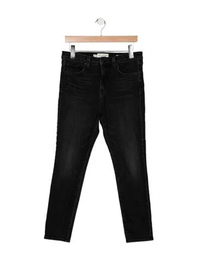 Pre-owned Nili Lotan Skinny Leg Pants In Black