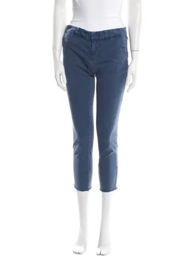 Pre-owned Nili Lotan Skinny Leg Pants In Blue