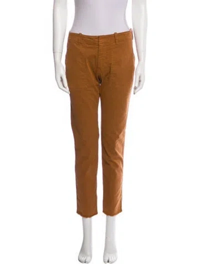 Pre-owned Nili Lotan Skinny Leg Pants In Brown