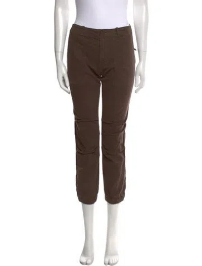 Pre-owned Nili Lotan Skinny Leg Pants In Brown