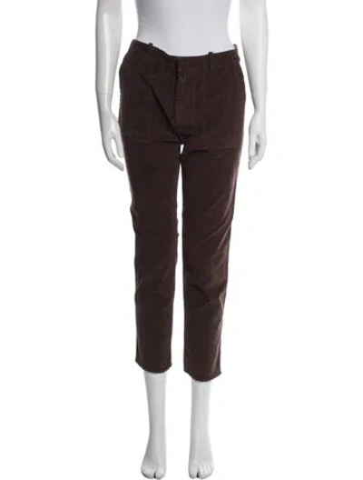 Pre-owned Nili Lotan Skinny Leg Pants In Brown
