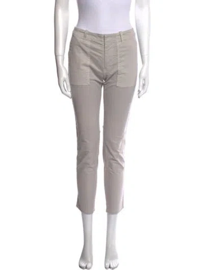 Pre-owned Nili Lotan Skinny Leg Pants In Gray