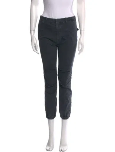 Pre-owned Nili Lotan Skinny Leg Pants In Gray