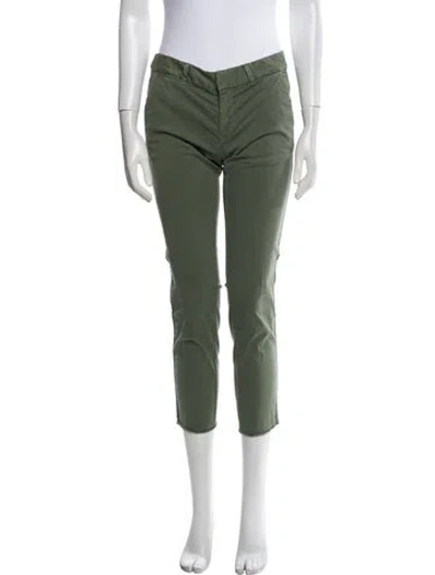 Pre-owned Nili Lotan Skinny Leg Pants In Green
