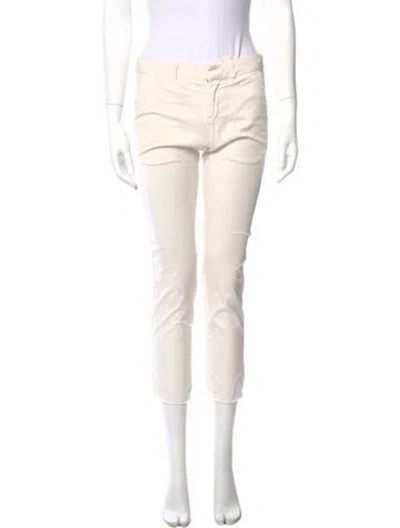 Pre-owned Nili Lotan Skinny Leg Pants In Neutral