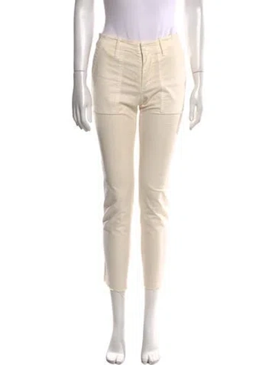 Pre-owned Nili Lotan Skinny Leg Pants In Neutral