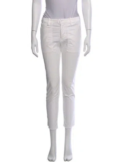 Pre-owned Nili Lotan Skinny Leg Pants In Neutral