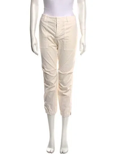 Pre-owned Nili Lotan Skinny Leg Pants In White