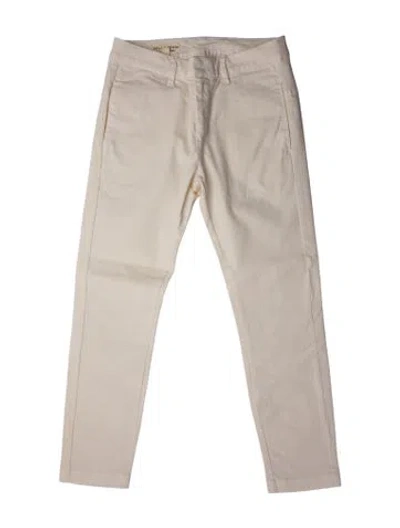 Pre-owned Nili Lotan Skinny Leg Pants In White
