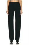 Nili Lotan Smith Jean In Distressed Black In Multi