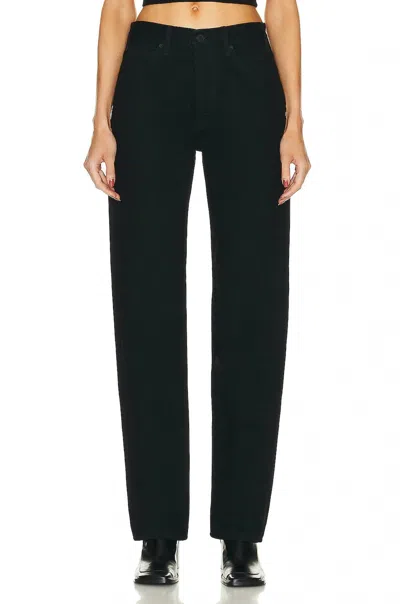 Nili Lotan Smith Jean In Distressed Black In Multi